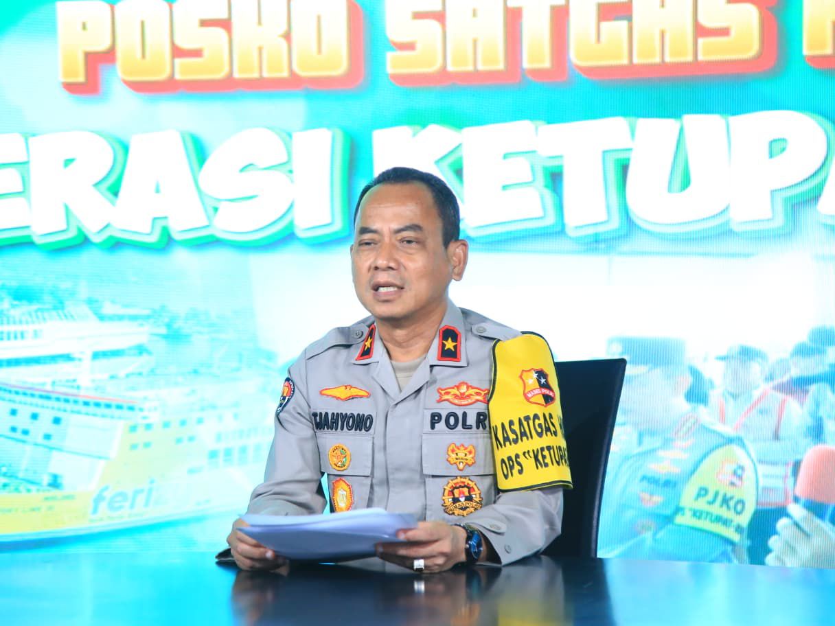 Kasatgas Humas Operasi Ketupat 2026 Brigjen Pol Tjahyono Saputro. (BeritaNasional/Bachtiarudin Alam)