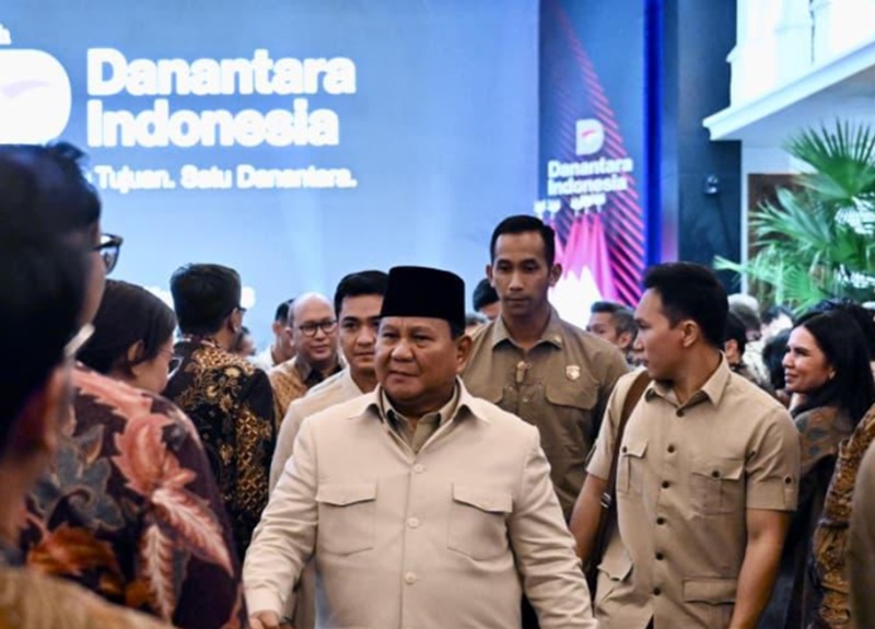Presiden Prabowo hadiri HUT pertama Danantara (Foto/Setpres)