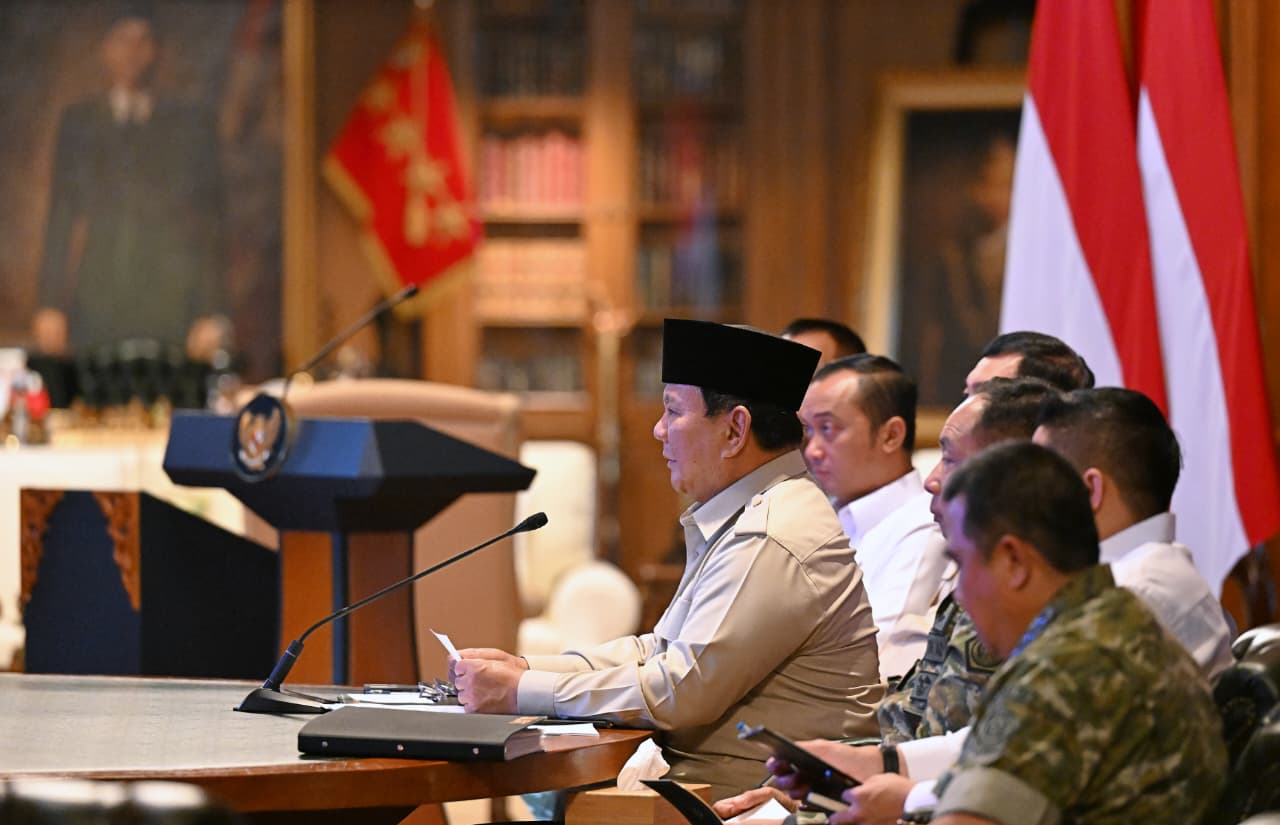 Presiden Republik Indonesia Prabowo Subianto. (Foto/BPMI Setpres)