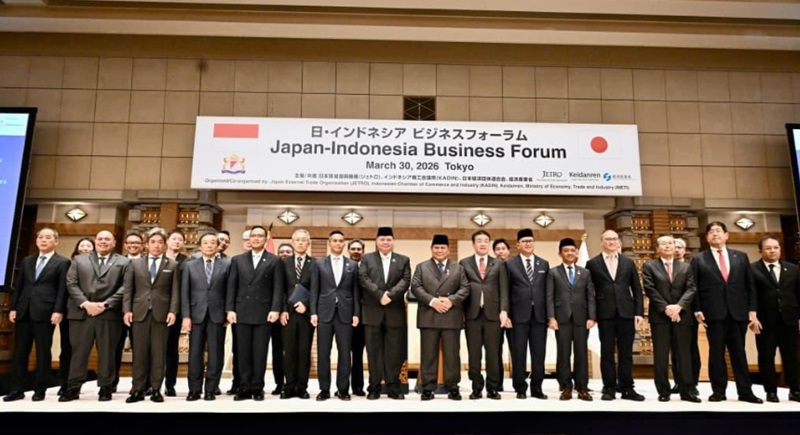Penandatanganan Kerja Sama Pengusaha Jepang-Indonesia (Foto/Setpres)