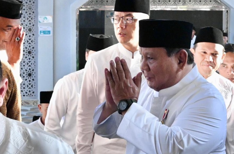 Presiden Prabowo di Aceh Tamiang (Foto/Setpres)