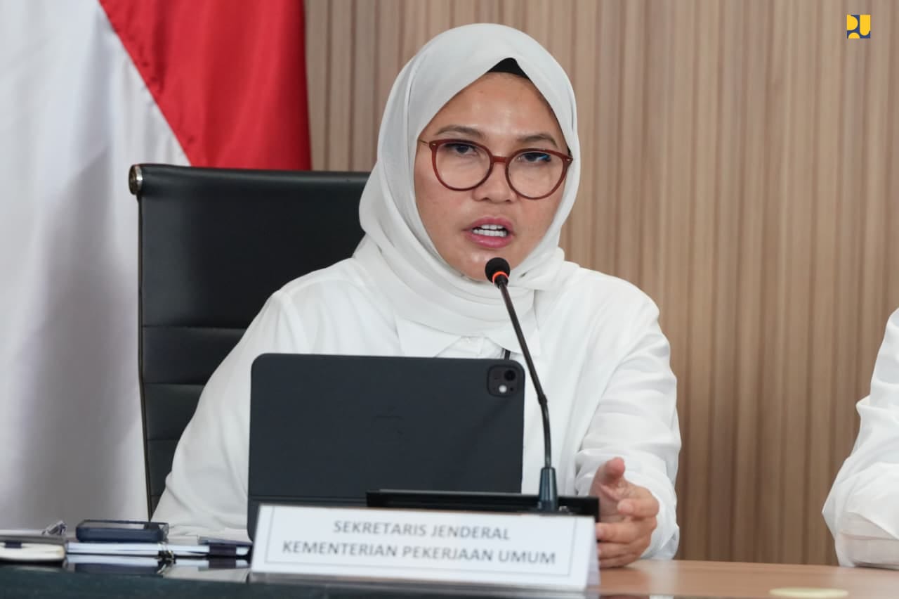 Sekretaris Jenderal Kementerian PU Wida Nurfaida. (BeritaNasional/KemenPU)