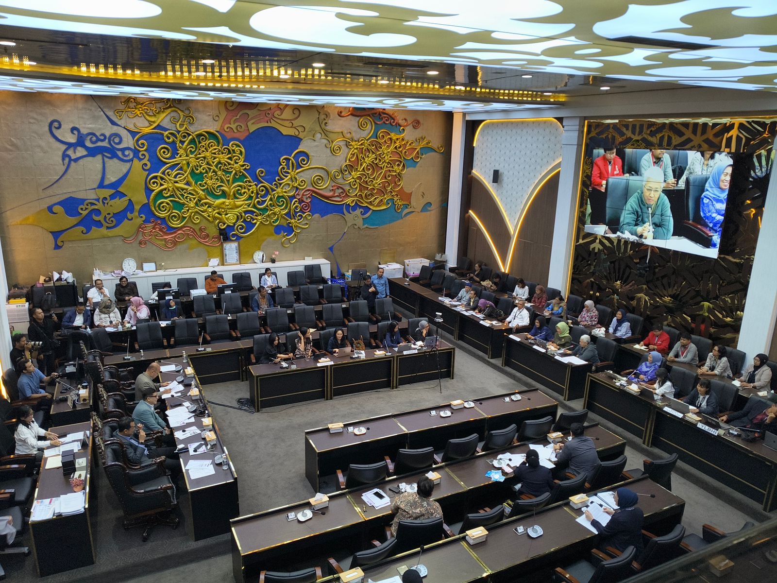 Rapat membahas RUU PPRT dengan Baleg DPR RI. (BeritaNasional/Ahda).