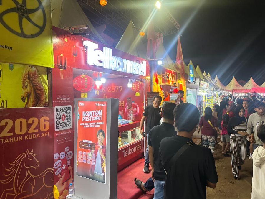 Hyper 5G Telkomsel dukung perayaan Cap Go Meh 2026 di Kalimantan Barat. (Foto/doc. Tsel)