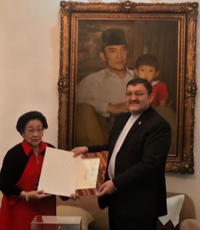Presiden kelima RI Megawati Soekarnoputri sampaikan ucapan selamat penunjukan Mojtaba Khamenei. (BeritaNasional/tangkapan layar)