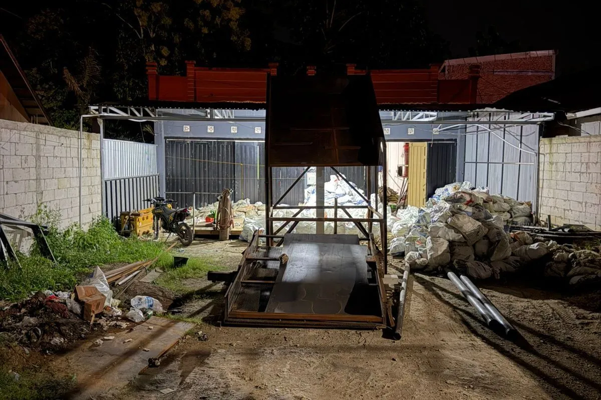 Tambang emas ilegal Bombana, Sultra. (BeritaNasional/Humas Polri)