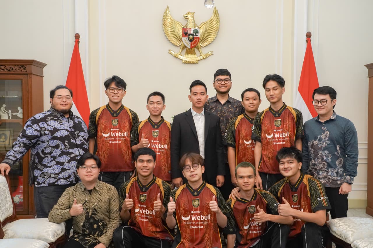 Wakil Presiden (Wapres) Gibran Rakabuming menerima para pegiat esports. (Foto/Set Wapres)