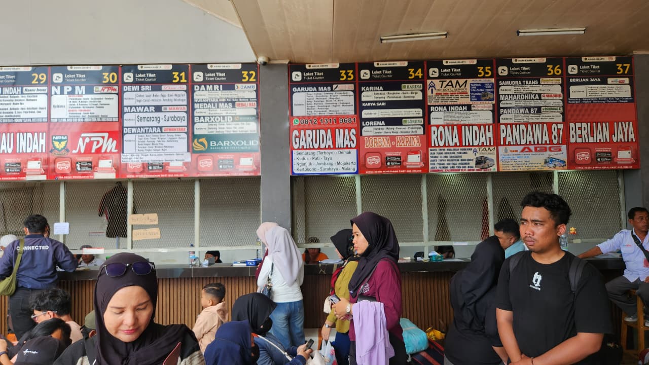 Terminal Kalideres masih layani pemudik (BeritaNasional/Panji)