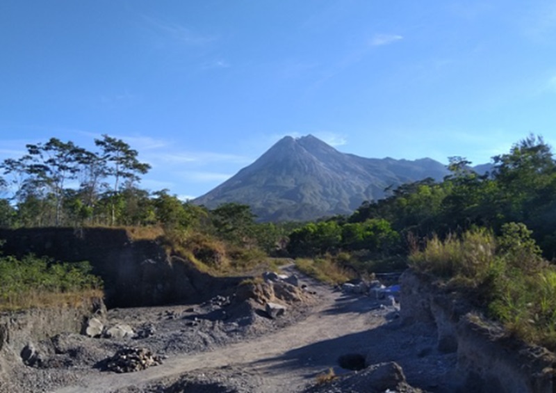 Gunung Merapi banjir lahar (Foto/Pixabay)
