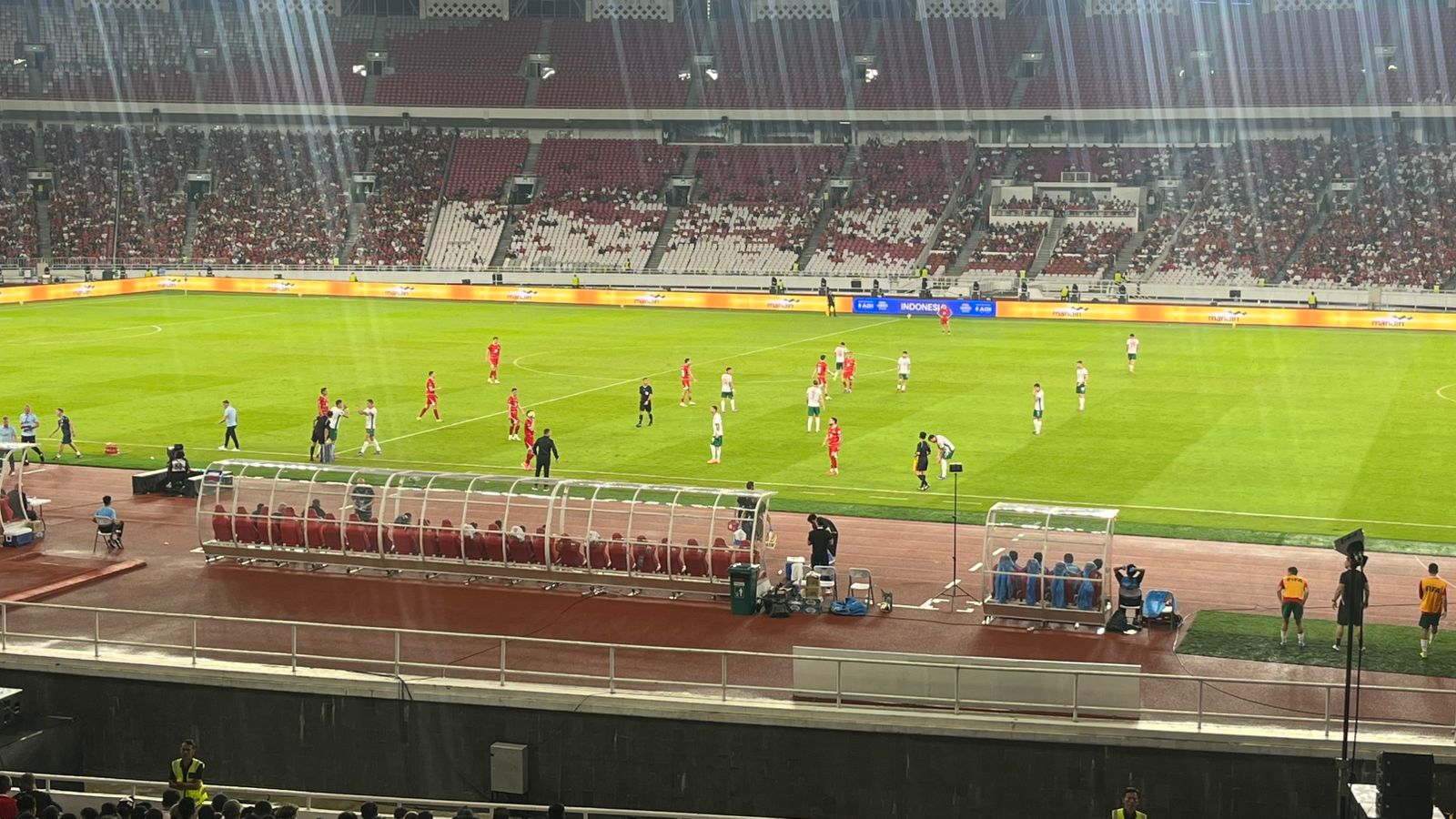 Timnas Indonesia Tumbang 0-1 dari Bulgaria di Final FIFA Series. (BeritaNasional/Harits)