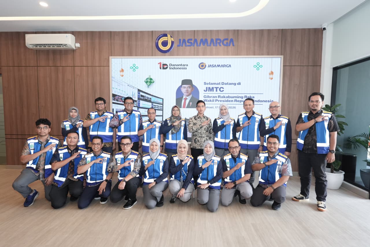 Tinjau Command Centre Jasa Marga, Wapres Gibran Pantau Arus Mudik Nyepi dan Lebaran 2026. (Foto/Setwapres)
