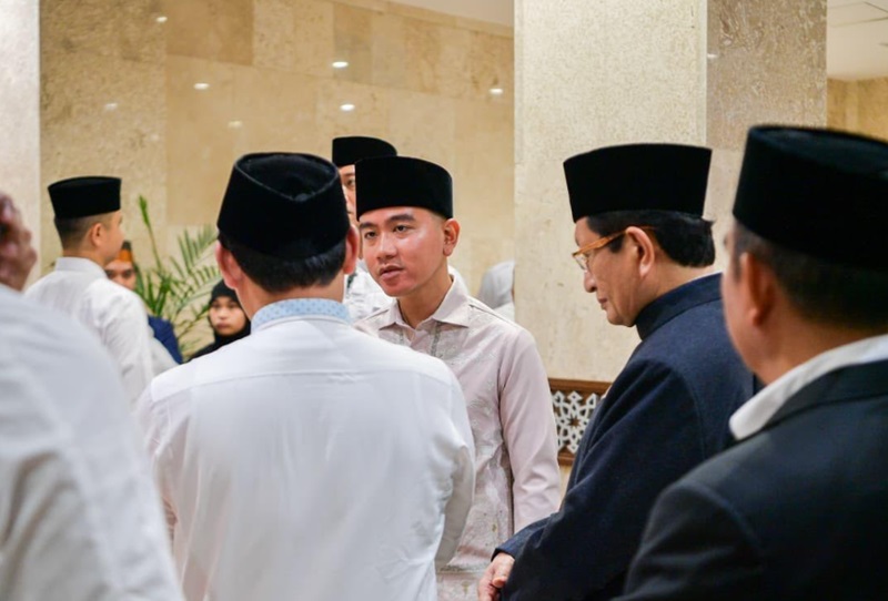 Wapres Gibran Rakabuming di Istiqlal (Beritanasional/Panji)