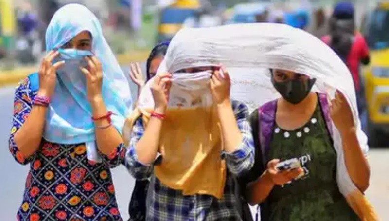 Ilustrasi kena suhu panas terik (Foto/Times of India)