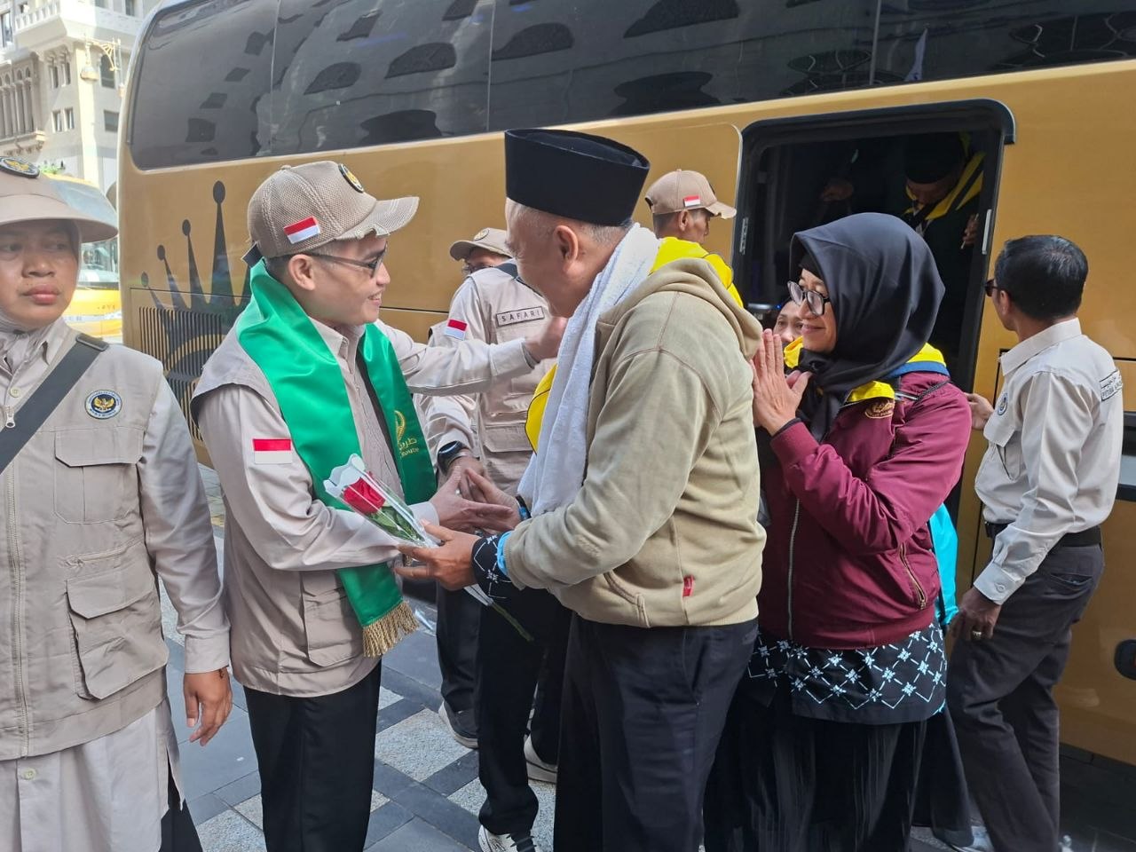 Jemaah Haji asal Indonesia. (Foto/Kemenhaj)