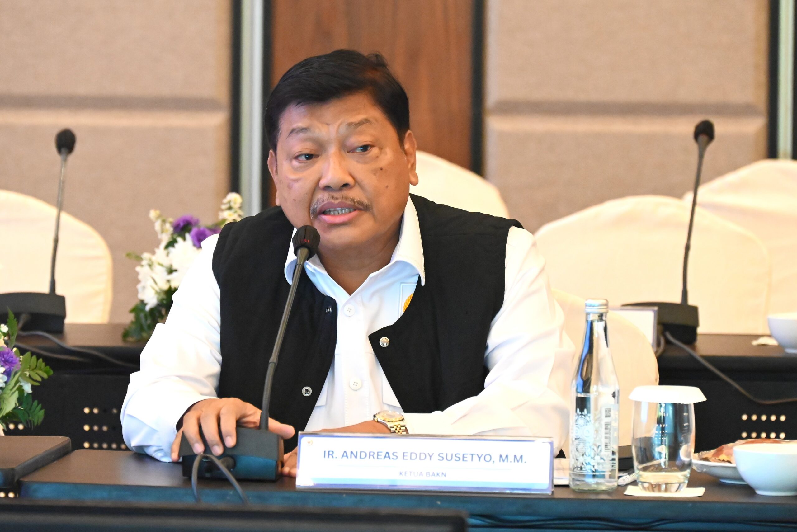 Anggota Komisi XI DPR RI Andreas Eddy Susetyo. (BeritaNasional/Sinpo)