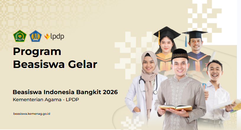Beasiswa Indonesia Bangkit (BIB) 2026 Kemenag dan LPDP. (BeritaNasional/Kemenag)