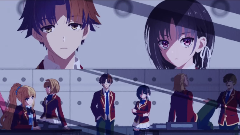 Tangkapan layar anime Classroom of the Elite Season 4. (Foto/YouTube Crunchyroll)