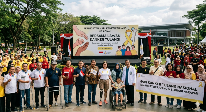 Peringatan 11 April - Hari Kanker Tulang Nasional. (BeritaNasional/Gemini AI-Kiswondari)