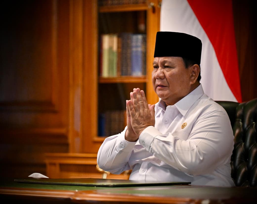 Presiden Prabowo Subianto ucapkan selamat Dharma Santi 2026 kepada umat Hindu. (BeritaNasional/BPMI Setpres)