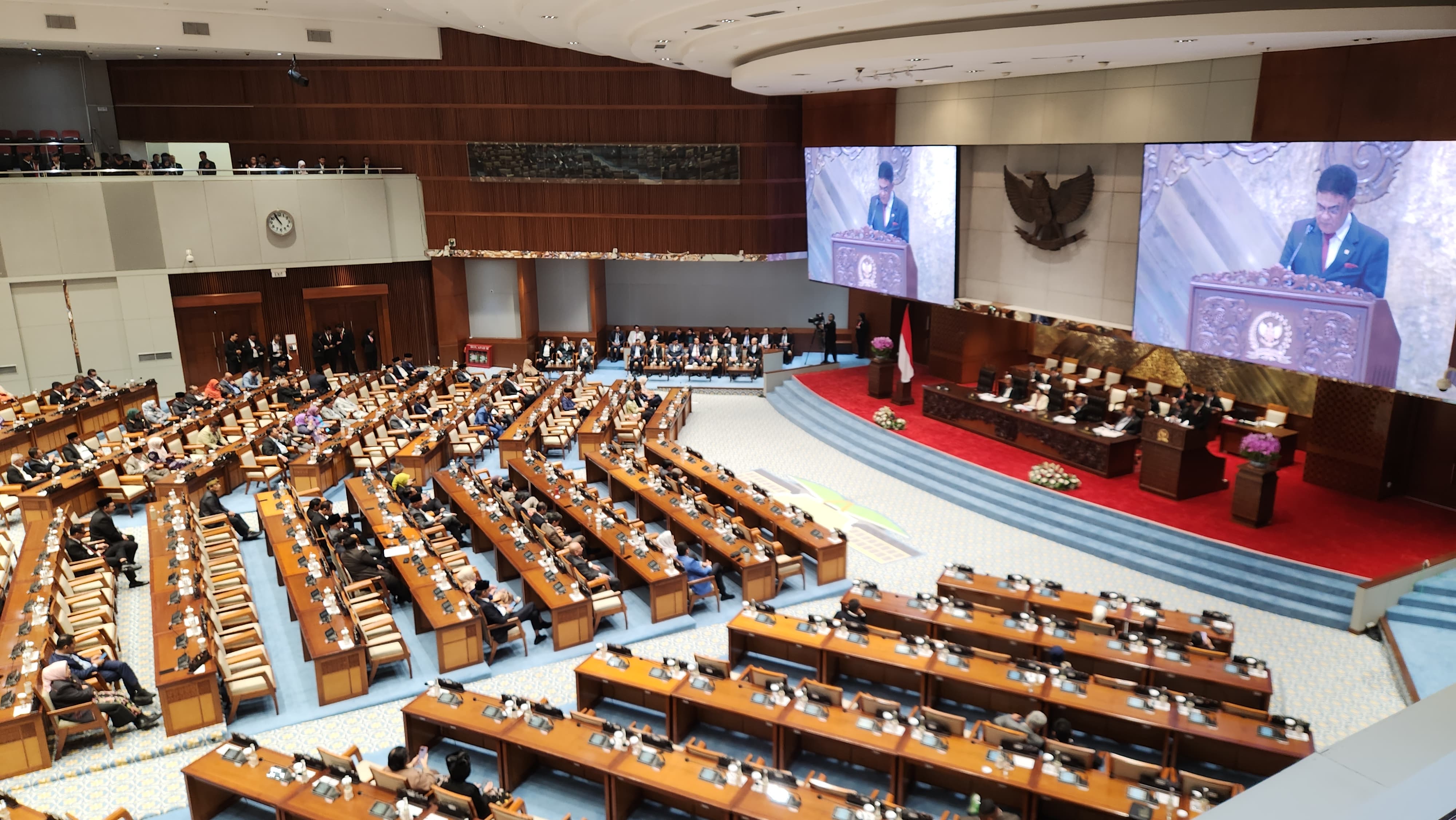 DPR Sahkan RUU Perlindungan Saksi dan Korban Jadi Undang-Undang dalam Rapat Paripurna. (BeritaNasional/Ahda)