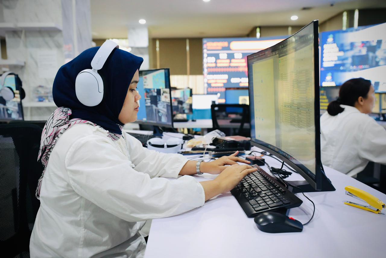 Kemensos mulai melaksanakan sistem kerja fleksibel atau Work From Home. (Foto/Kemensos)