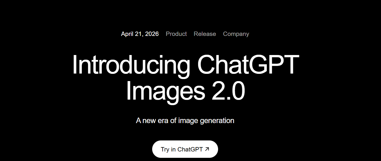 Tampilan muka ChatGPT Images 2.0. (Foto/OpenAI)