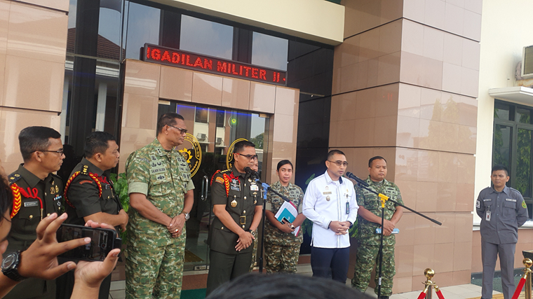 Kepala Oditur Militer II-07 Jakarta Kolonel Chk Andri Wijaya. (BeritaNasional/Bachtiar)