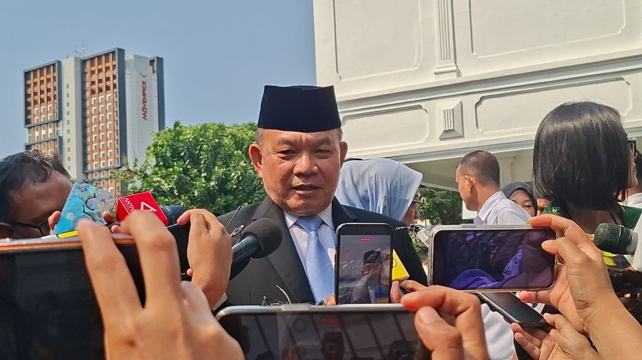 Jenderal TNI (Purn.) Dudung Abdurachman tiba di Istana Negara. (BeritaNasional/Lydia)
