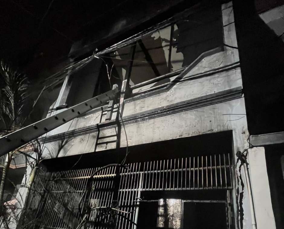Kebakaran di Grogol Petamburan Jakarta Barat. (Foto/istimewa)
