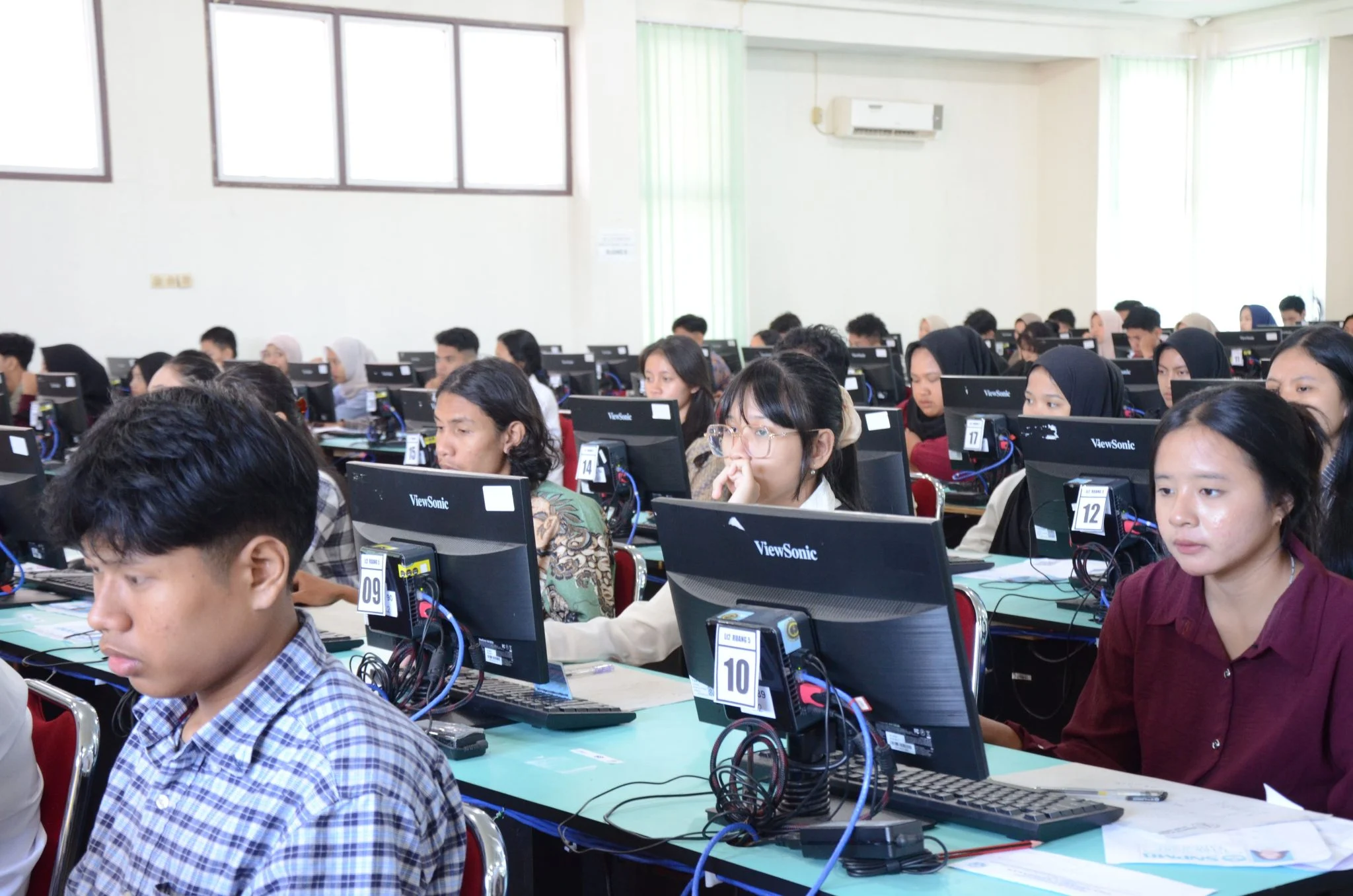 UTBK 2026 di Universitas Tanjungpura, Pontianak, Kalbar. (BeritaNasional/Univ. Tanjungpura)