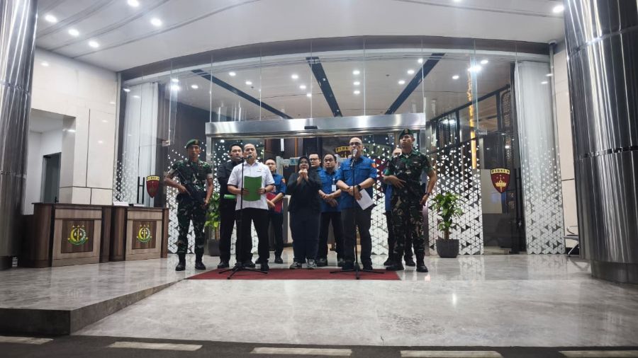 Kejagung umumkan tujuh tersangka korupsi Petral. (BeritaNasioanl/Bachtiarudin Alam)