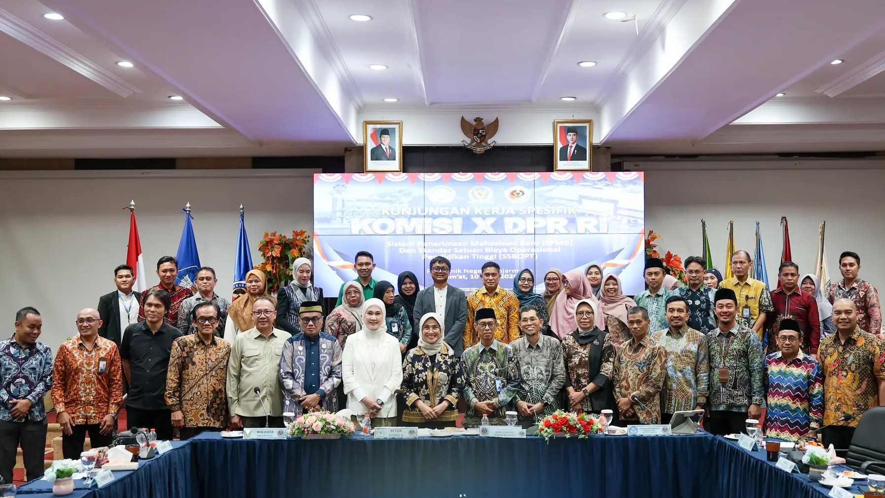 Kemendiktisaintek dan Komisi X DPR di Poteknik Negeri Banjarmasin. (BeritaNasional/Kemendiktisaintek)