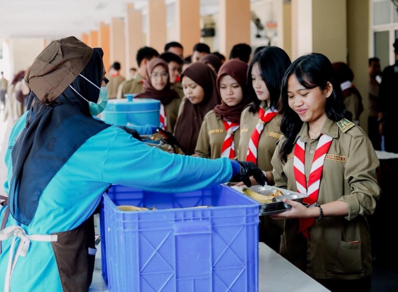 SPPG Polri terapkan sistem MBG prasmanan (Beritanasional/Bachtiar)