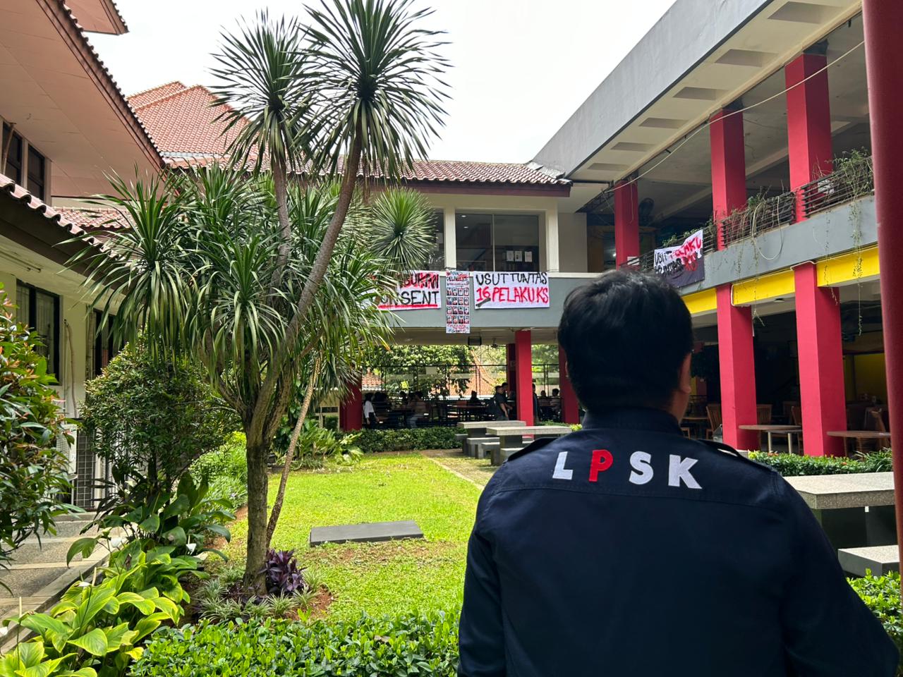 LPSK ikut mengawal kasus pelecehan seksual mahasiswa FH UI. (BeritaNasional/LPSK)