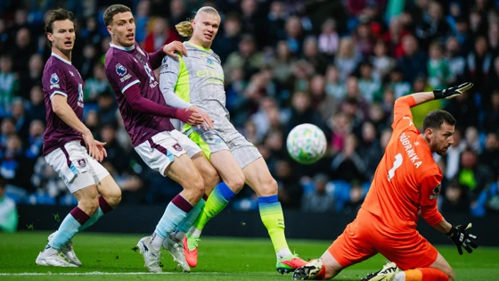 Burnley vs Manchester City di Liga Inggris. (Foto/premier league).