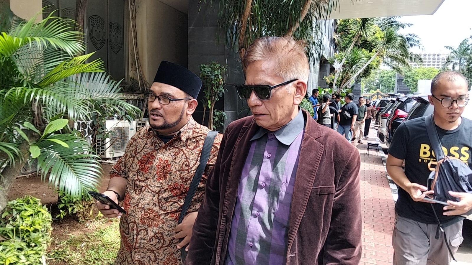 Novel Bamukmin di Polda Metro Jaya. (BeritaNasional/Bachtiar)