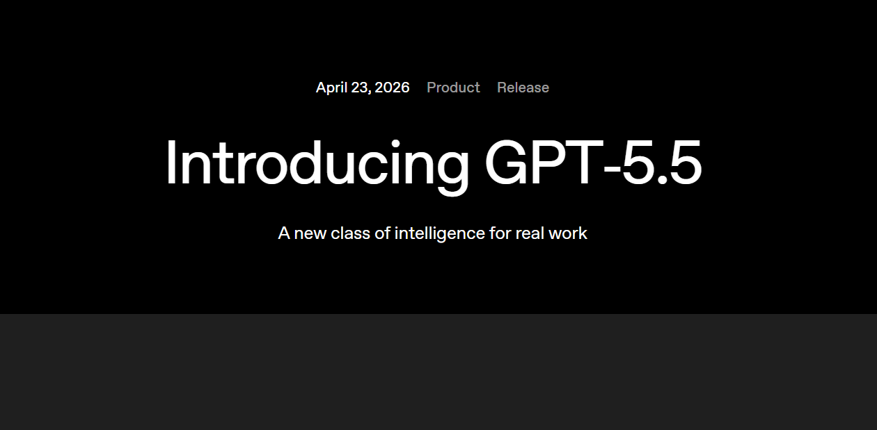 OpenAI Luncurkan GPT-5.5, Diklaim Paling Cerdas dan Murah