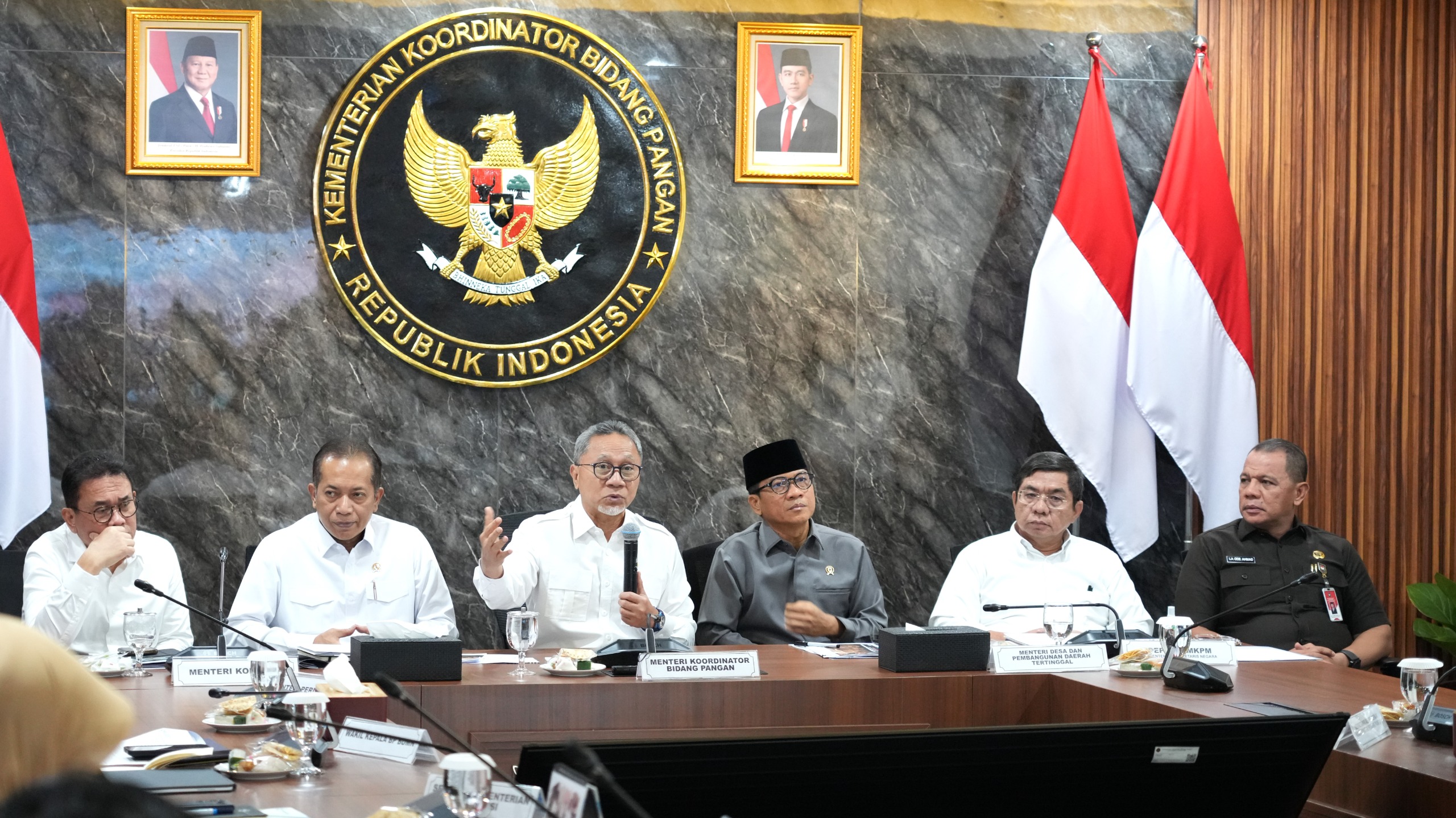 Rapat Koordinasi Terbatas (Rakortas) yang digelar di Kantor Kementerian Koordinator  Bidang Pangan. (Foto/istimewa)