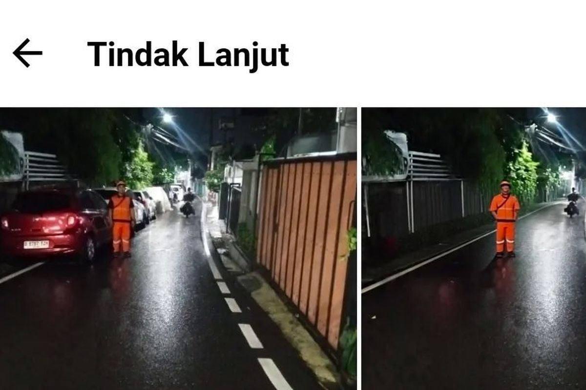 Warga Jakarta Timur menyoroti laporan di aplikasi JAKI yang ditanggapi menggunakan foto hasil AI. (Foto. Doc. Threads @seinsh)