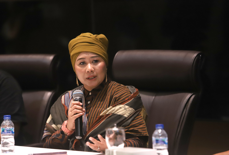 Ketua Deplu dan Kerja sama Internasional DPP PKB Luluk Nur Hamidah. (BeritaNasional/SinPo)