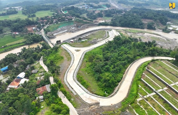 Bendungan Cijurey. (BeritaNasional/KemenPU)