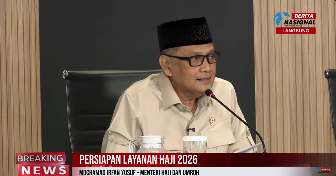 Menhaj Mochamad Irfan Yusuf. (Foto/YouTube Berita Nasional TV)