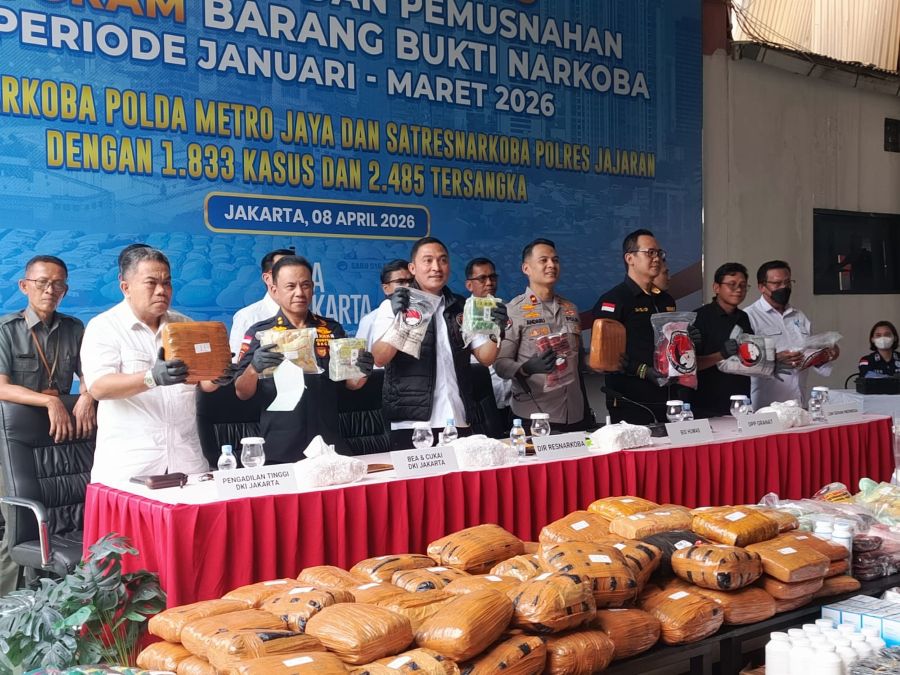 Dirresnarkoba Polda Metro Jaya, Kombes Pol Ahmad David. (BeritaNasional/Bachtiarudin Alam)