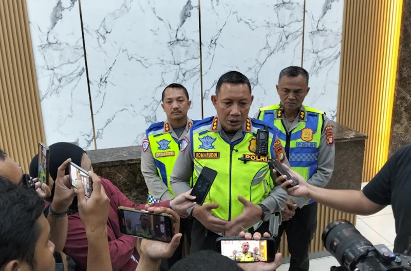Dirlantas Polda Metro Jaya, Kombes Pol Komarudin (Beritanasional/Bachtiar)
