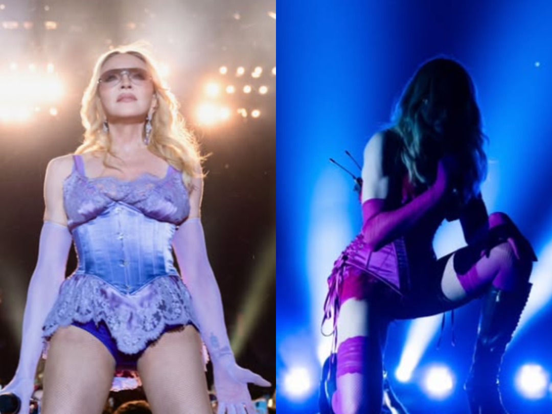 Kostum Madonna yang hilang usai Coachella 2026.(BeritaNasioanl/IG Madonna)