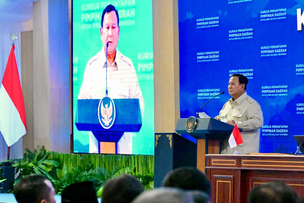 Prabowo Beri Pembekalan Ketua DPRD se-Indonesia di Akmil Magelang. (Foto/BPMI).