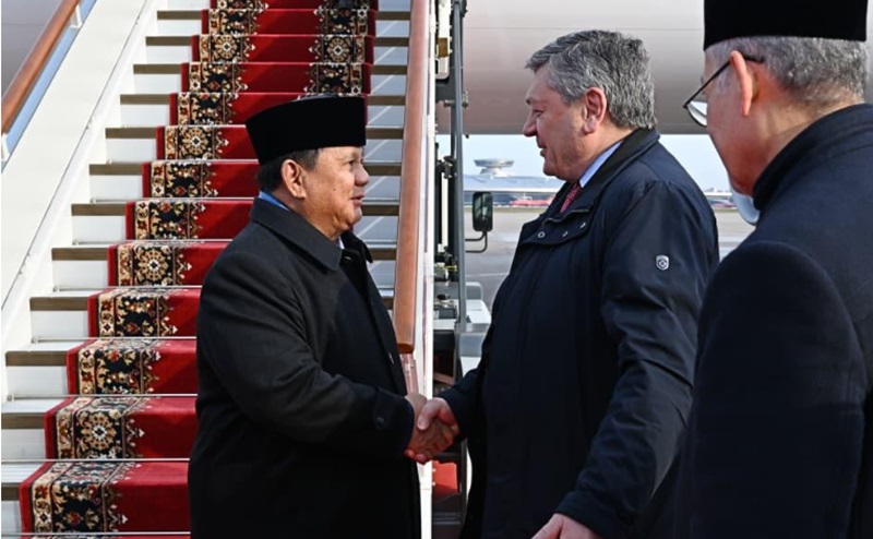 Presiden Prabowo ke Rusia (Foto/Setpres)