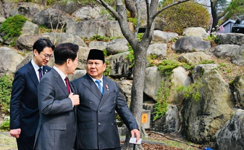Presiden Prabowo dan Presiden Korsel (Foto/Setpres)