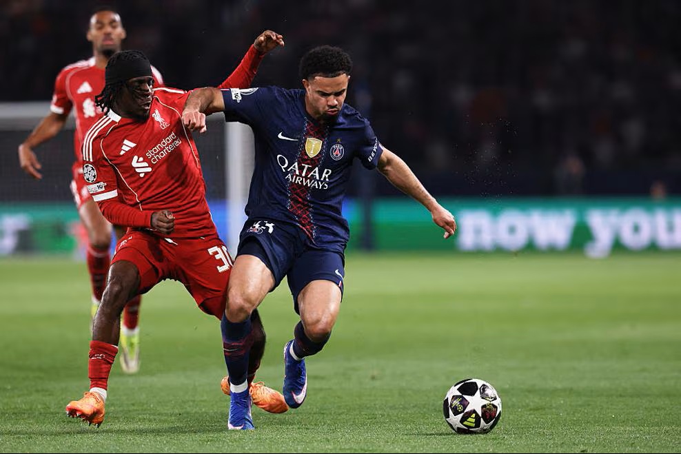 PSG vs Liverpool di PSG. (Foto/eufa.com)