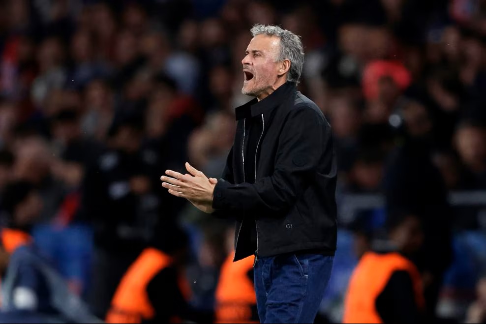 Pelatih Paris Saint-Germain (PSG) Luis Enrique. (Foto/uefa.com)